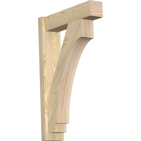 Ekena Millwork Imperial Block Rough Sawn Outlooker, Douglas Fir, 6"W x 22"D x 34"H OUT06X22X34IMP05RDF